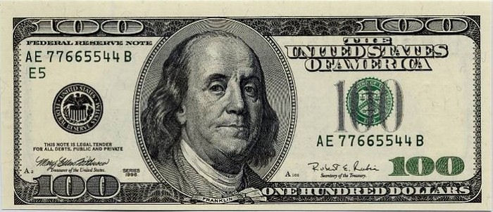 1996 Hundred Dollar Bill