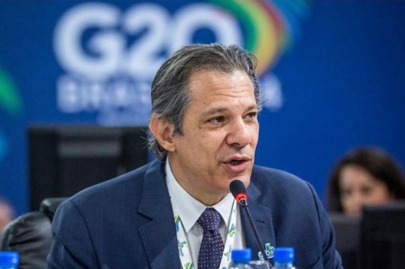 Ministro Fernando Haddad em reunião no G20
