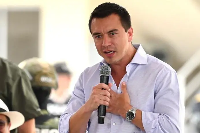 Daniel Noboa é reeleito presidente do Equador, e candidata opositora diz que houve fraude