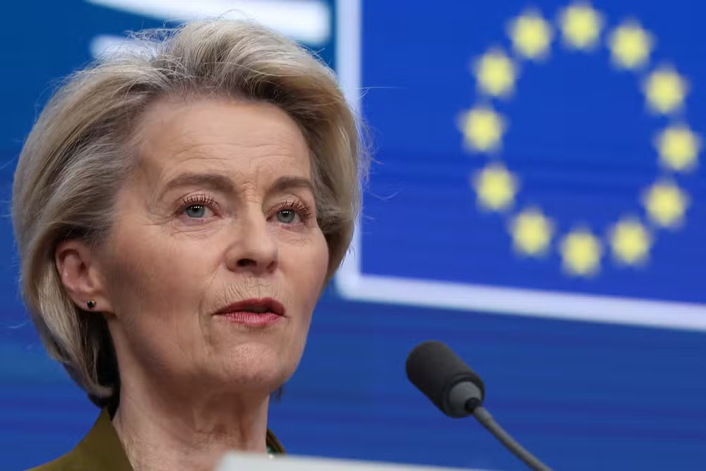 Von der Leyen se diz satisfeita com recuo de Trump nas tarifas: ‘passo importante para estabilizar economia global’