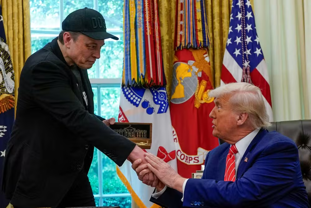 Trump diz que está ‘desapontado’ com Elon Musk, após críticas do bilionário ao governo dos EUA