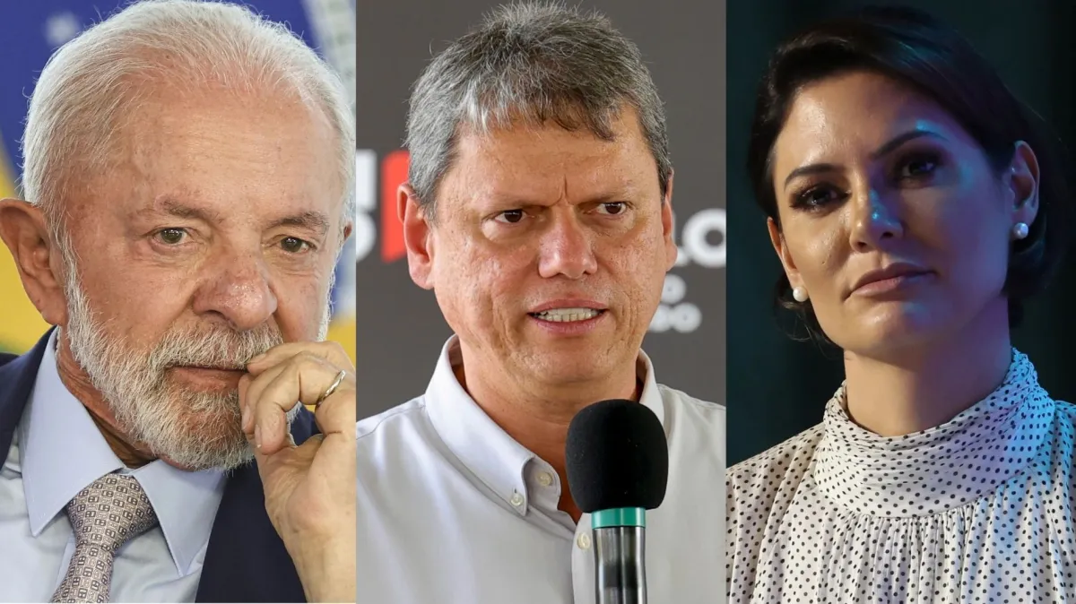 Quaest: Lula tem 52% de rejeição; Tarcísio tem 40% e Michelle, 61%