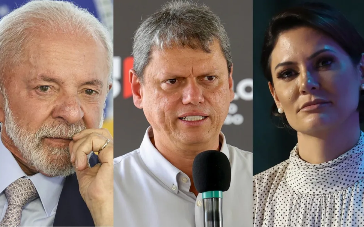 Quaest: Lula tem 52% de rejeição; Tarcísio tem 40% e Michelle, 61%